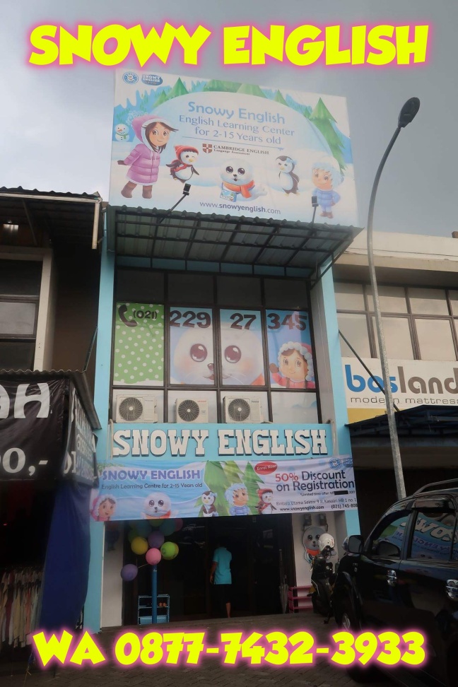 Belajar Bahasa Inggris Anak Tk Tangerang Selatan Snowy English Pondok